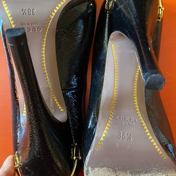 Gucci Horsebit Accent Patent leather Heels - Picture 7 of 10